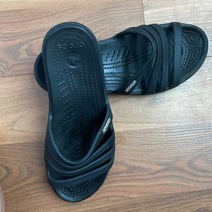 Croc sandals
